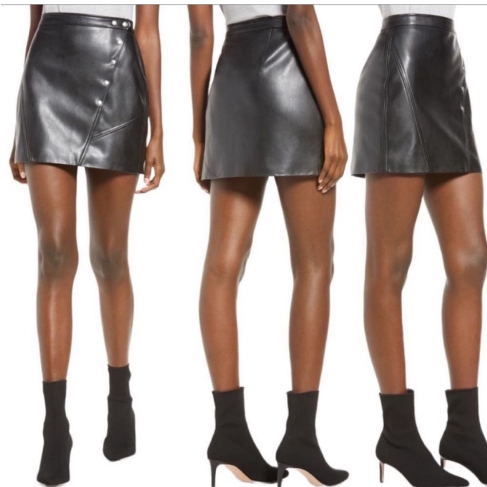 BLANK NYC Faux Leather Mini Skirt NWT Size 31